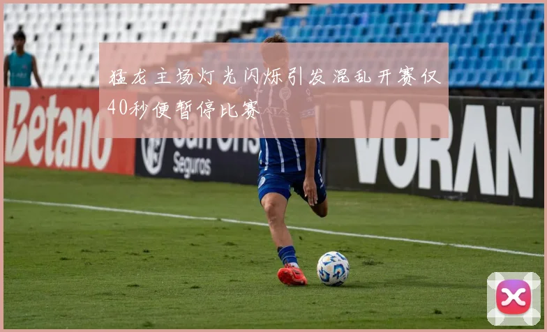 猛龙主场灯光闪烁引发混乱开赛仅40秒便暂停比赛